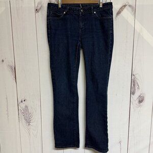 Patagonia Women’s Low-Rise Straight Jeans Size 30 Dark Wash EUC